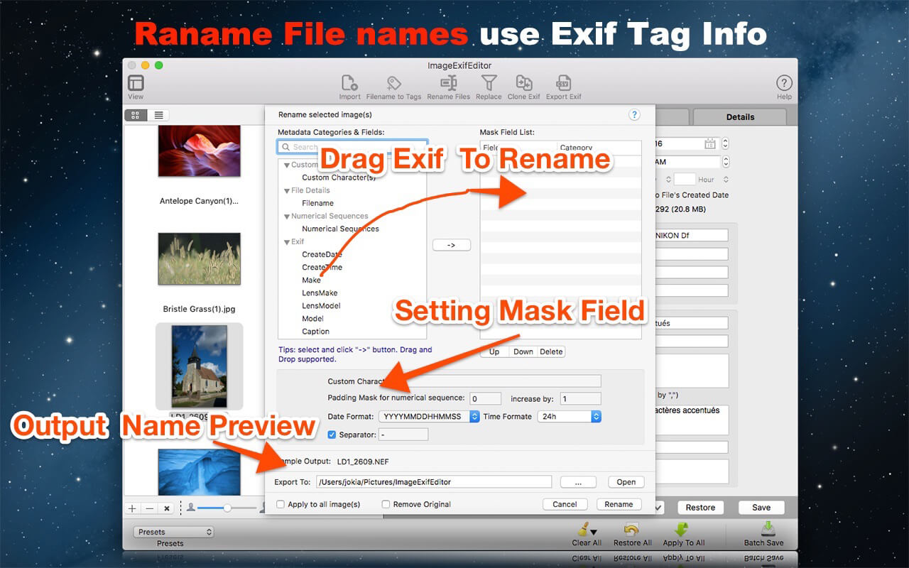 use exif viewer for mac